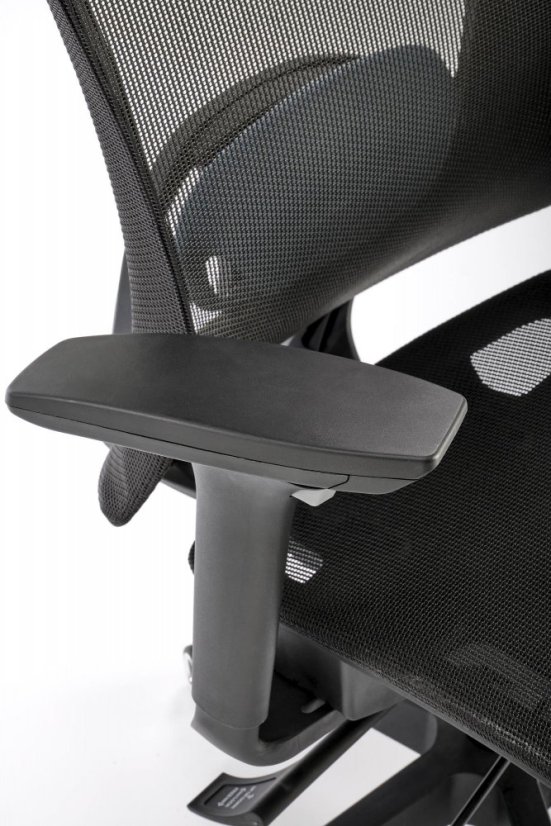 Kancelárska ergonomická stolička GOLIAT — sieť, čierna