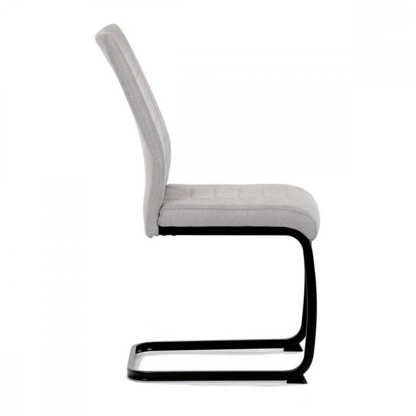 Jedálenská stolička MINATA — kov, látka, viac farieb - Farby Minata: Hnedá