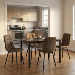 Jídelní stůl TOMSO – 110x70 cm, MDF old wood Autronic