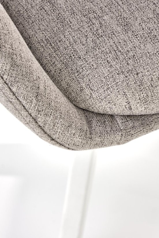 Kancelárska otočná stolička FALCAO — látka, sivá