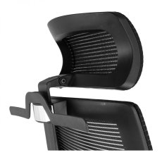 Kancelářská ergonomická židle UNI — černá, nosnost 150 kg