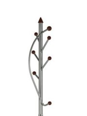 Kovový vešiak VIN – orech