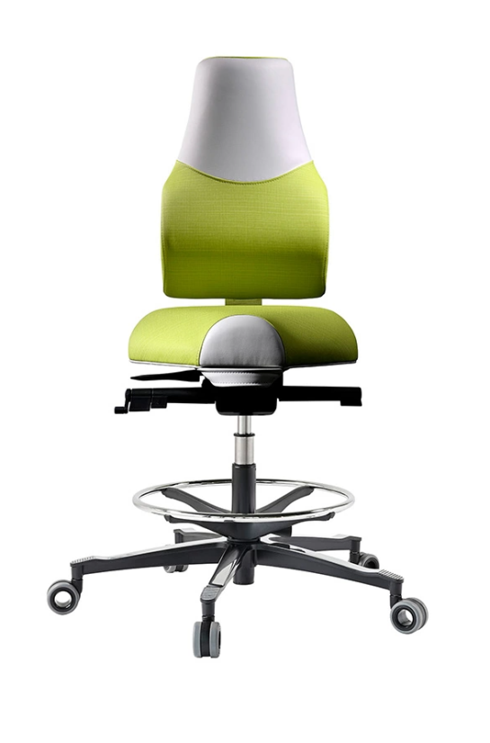 Zdravotní židle THERAPIA STANDI zvýšená -⁠ na míru, eko kůže, více barev