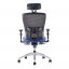 Kancelářská ergonomická židle Office Pro HALIA MESH SP – s podhlavníkem, více barev - Čalounění Halia: Modrá 2621