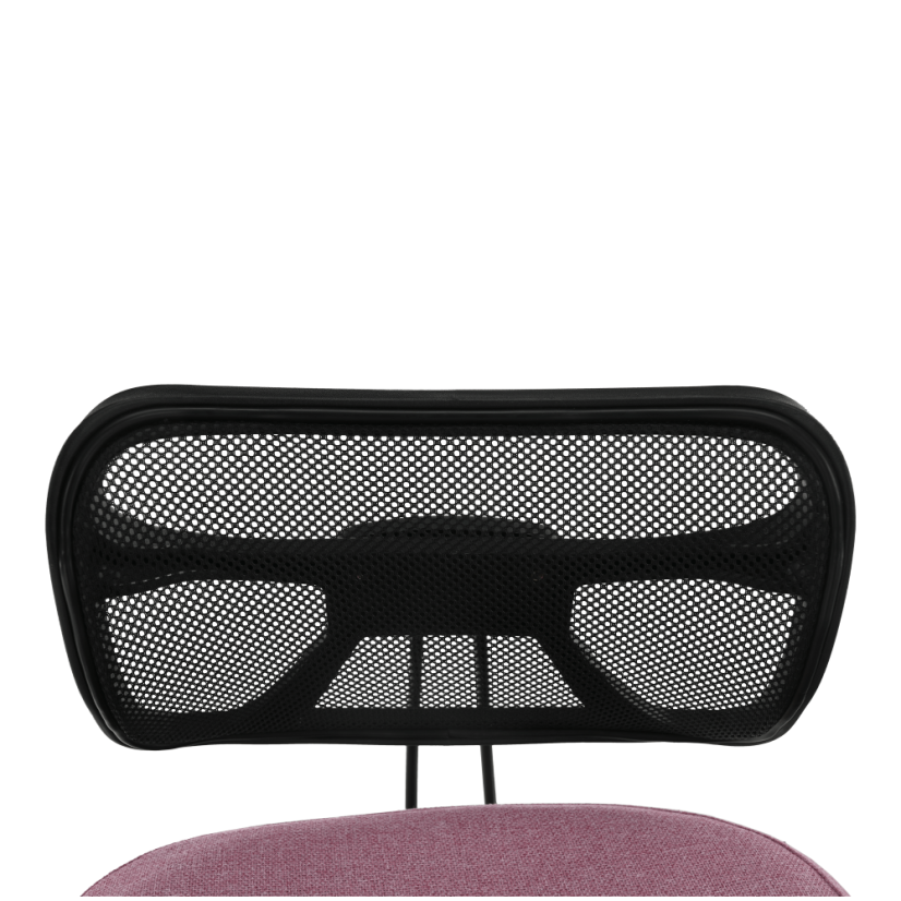 Ergonomická kľakačka RUFUS – ružová/čierna z kovu