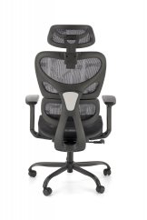 Kancelárska ergonomická stolička GOTARD — sieťovina, čierna