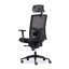Kancelárska ergonomická stolička GAME - celosieť, čierna