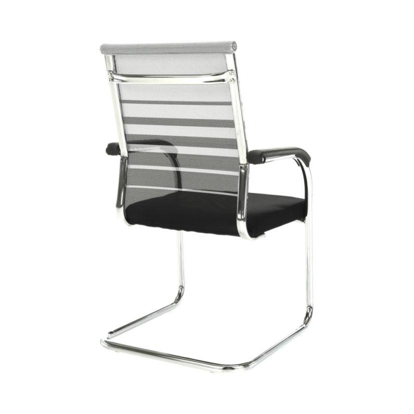 Konferenčná stolička ESIN - sieť/látka, viacfarebná - Farbové varianty ESIN: Hneda/čierna