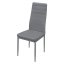 Jídelní židle SIGMA— kov / ekokůže, šedá