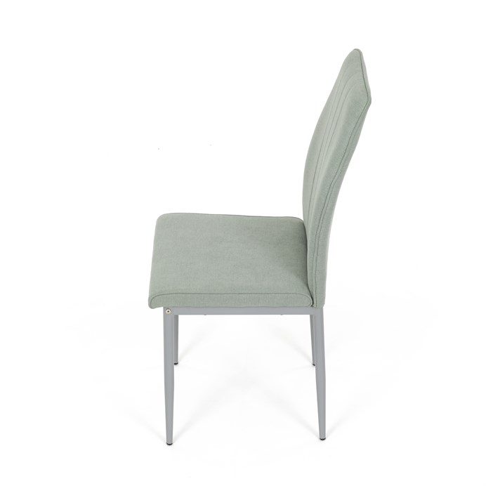 Jedálenská stolička LENA Autronic - zelená s šedými kovovými nohmi