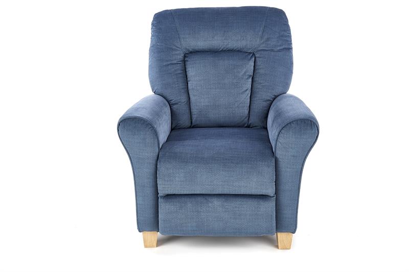 Polohovacia TV kreslo ušiak BARD — masív, látka, viac farieb - Farebné prevedenie BARD: Sivá