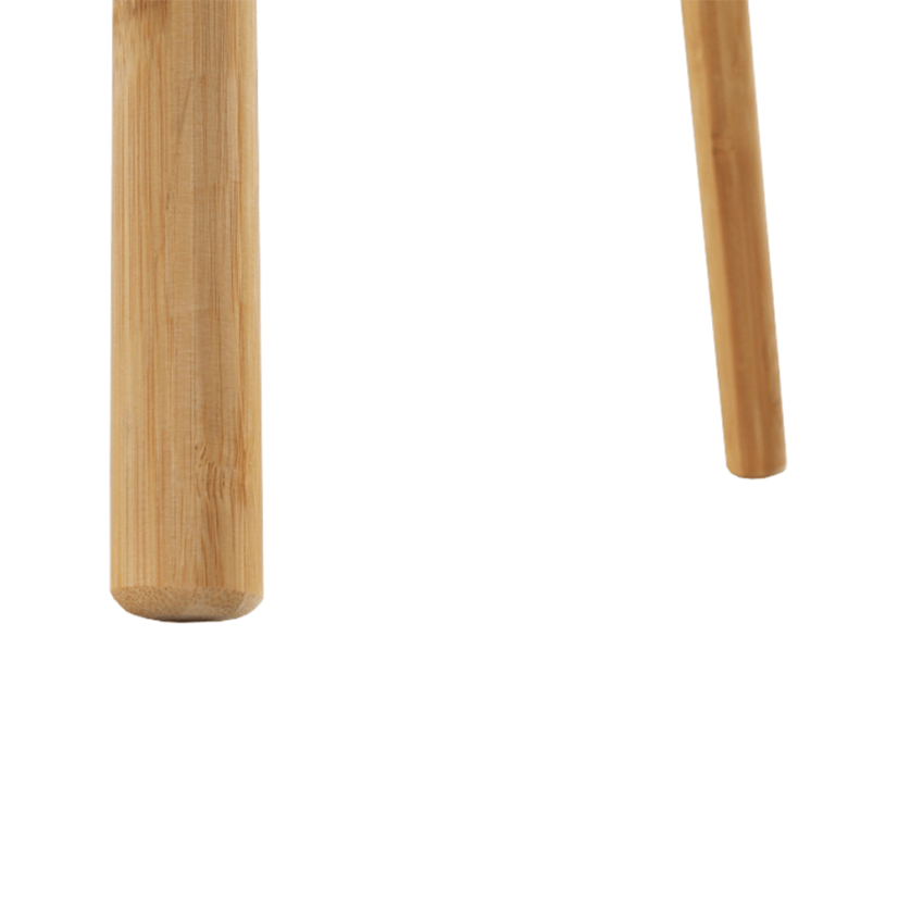 Sada konferenčních stolků BISMAK  — bambus, bílá / přírodní Kondela