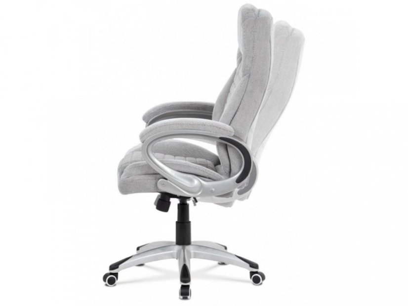 Kancelářské křeslo RAMOS — látka, štříbrná Autronic