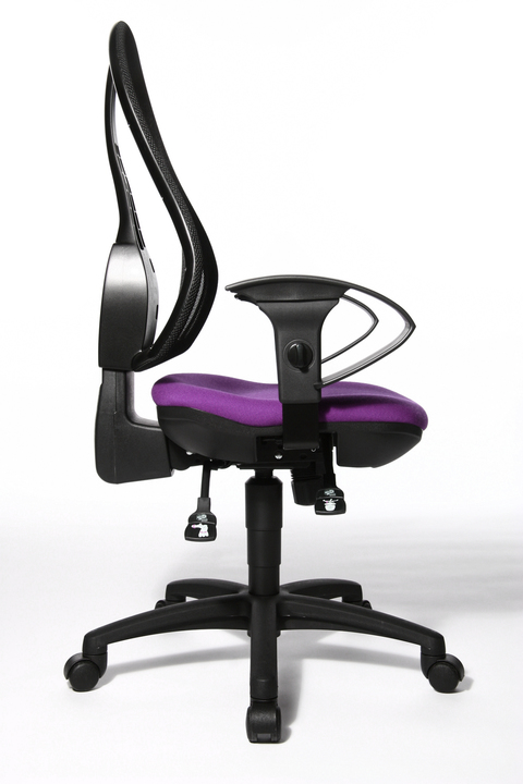 Ergonomická stolička na kolieskach Topstar OPEN POINT SY – viac farieb - Čalúnenie Top Star: G05 - sv. zelená