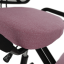 Ergonomická kľakačka RUFUS – ružová/čierna z kovu