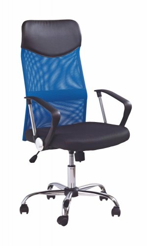 Kancelářská otočná židle VIRE - látka, síť, více barev - Čalounění VIRE: Bílá