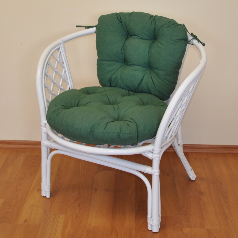 Zahradní křeslo ANTIGUA — ratan, bílá / více barev