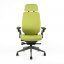 Kancelářská ergonomická židle Office Pro KARME — více barev, s podhlavníkem a područkami - Čalounění KARME: Zelená F01