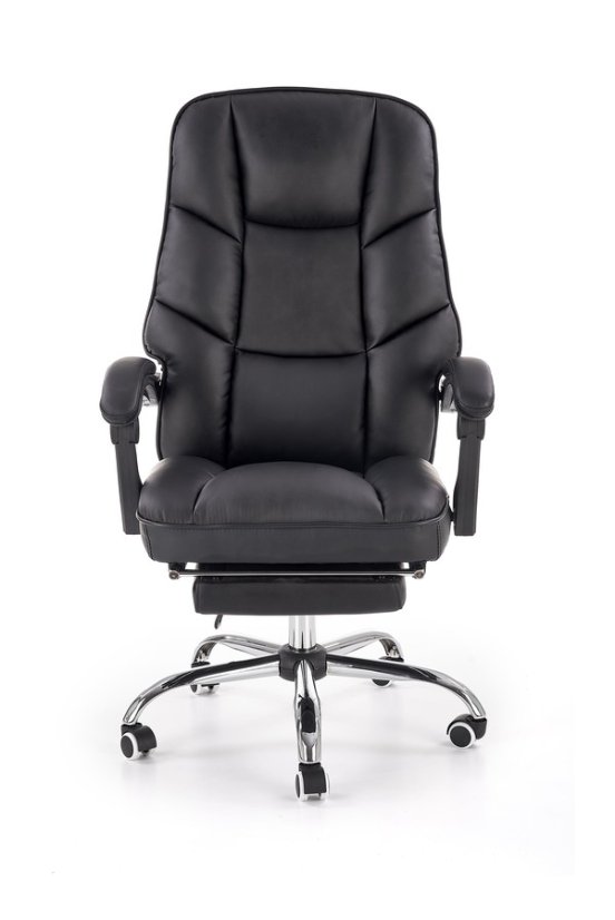 Kancelárske kreslo ALVIN — ekokoža, čierna