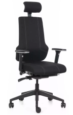Kancelářská židle HEALTH černá - židle pro zdravé sezení MERCURY STAR