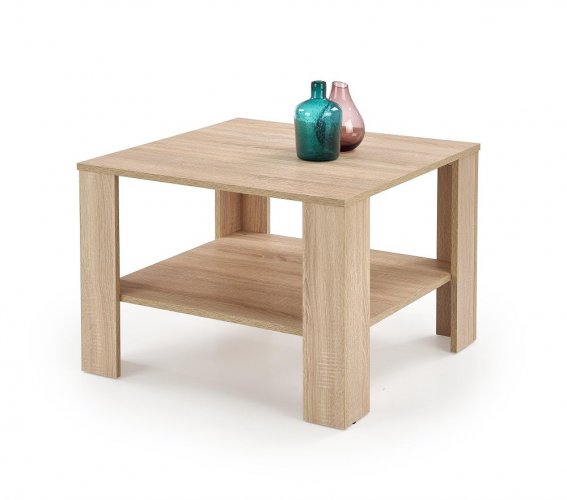 Konferenční stolek KWADRO KWADRAT – MDF, více barev - kwadro kwadrat: Tmavý ořech