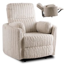 Relaxačné kreslo RAUL v prírodnom béžovom tóne