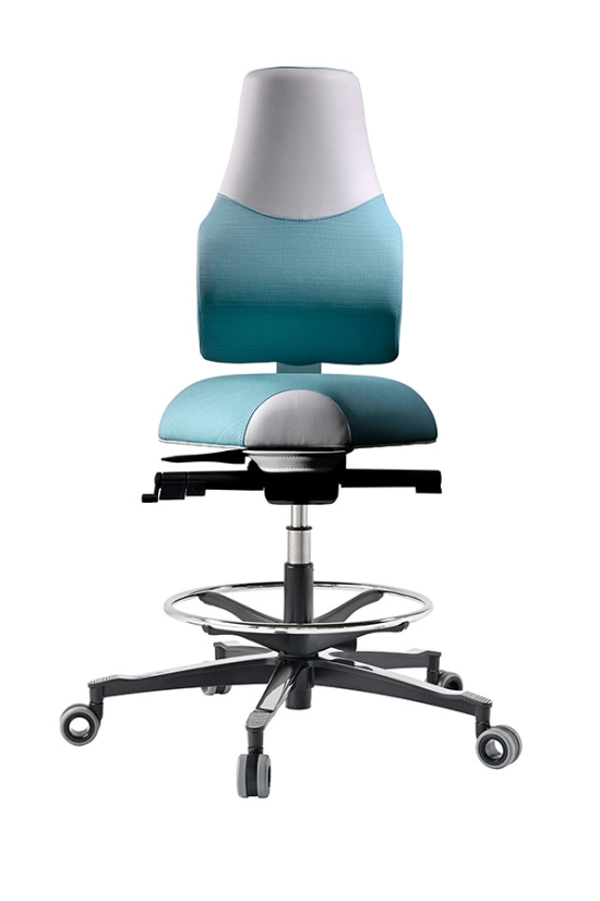 Zdravotní židle THERAPIA STANDI zvýšená -⁠ na míru, eko kůže, více barev