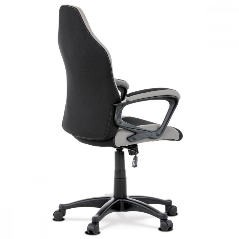 Herní křeslo L611 – látka, šedá / černá / modrá Autronic