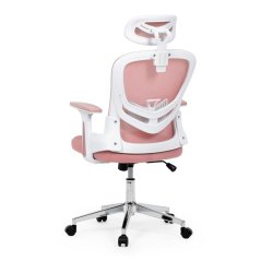 Kancelárska stolička AURUM – sieťovina, ružová