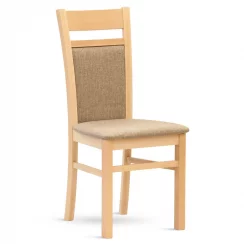 Jídelní židle VITO – masiv buk, látka, dekor buk / více barev
