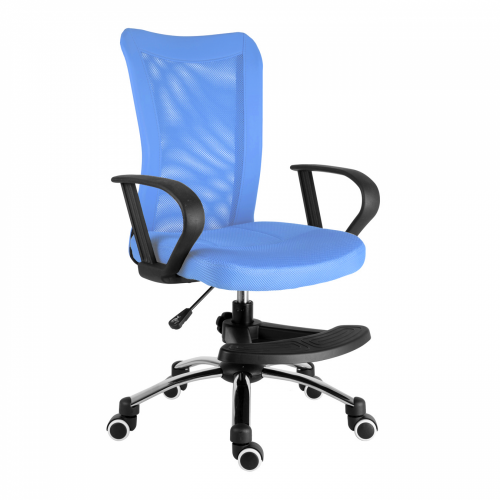 Detská stolička s podnožou BUCK –⁠ látka, viac farieb - Varianty stoličky BUCK: Svetlo modrá