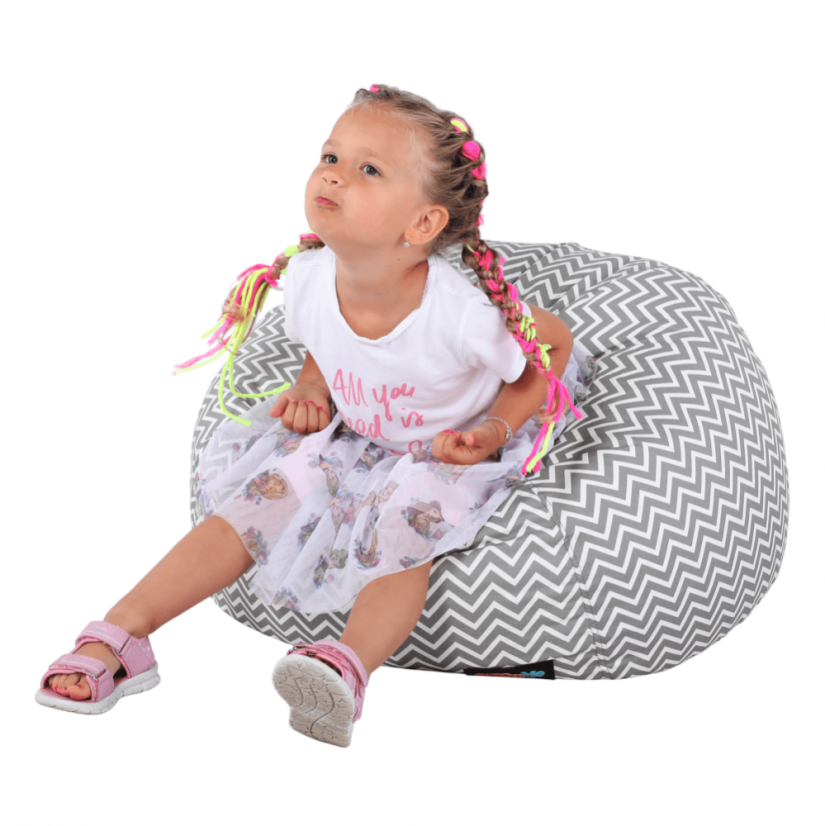 Sedací vak GOMBY — 60x50, látka, viac farieb - Gomby: ružový