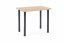 Jídelní stůl MODEX 2 –⁠ 90x60x75, kov/dřevo, dub sonoma