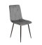 Luxusní židle NAOMI s velvet potahem a černou kovovou podnoží Stima