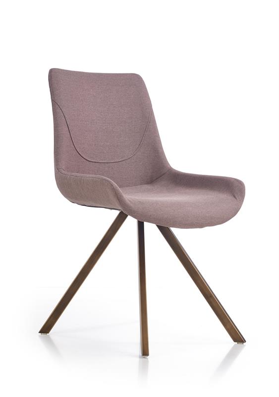 Jedálenská stolička ANDY – látka, hnedá