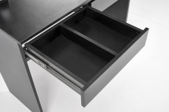 Toaletní stolek s LED osvětlením HOLLYWOOD - černá Halmar