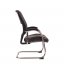 Konferenční židle Office Pro VAPOR MEETING – pravá hovězí kůže, chrom - Čalounění Vapor: Kůže F05 černá