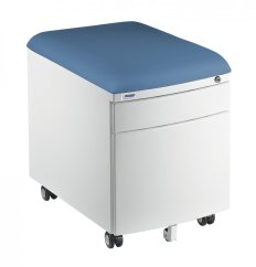 Pojízdný kontejner Mayer 32W8 30 462 — bílý, modrý aquaclean Mayer