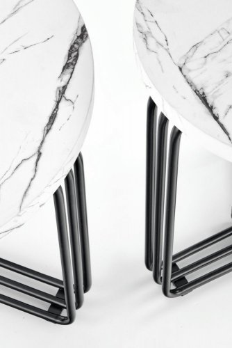 Konferenční stolek ANTICA M –bílý mramor