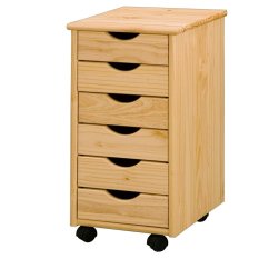 Kontajner ANACO — masív borovica, 6 zásuviek