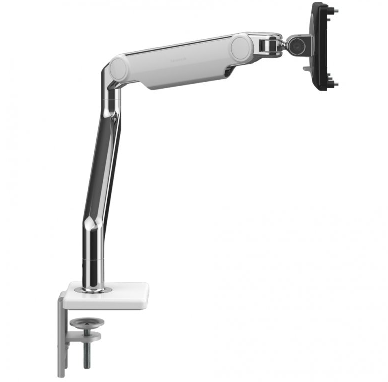 Držiak na displey HUMANSCALE - upevnenie na svorku, leštený hliník, viac farieb - Farebné varianty držiaka HUMANSCALE: Strieborno-šedá