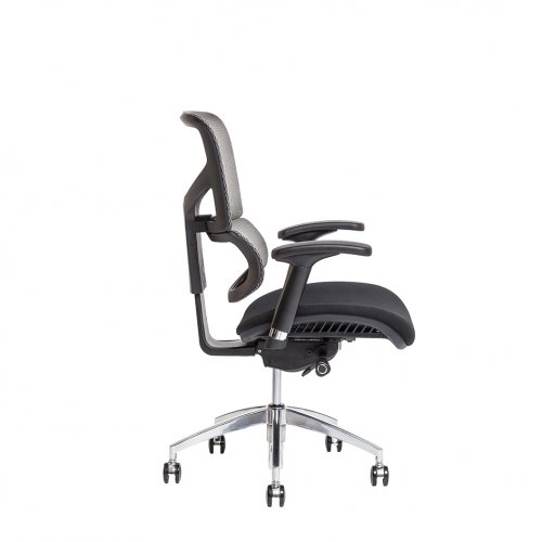 Kancelářská ergonomická židle Office Pro MEROPE BP — více barev, nosnost 135 kg - Čalounění MEROPE BP: Černá