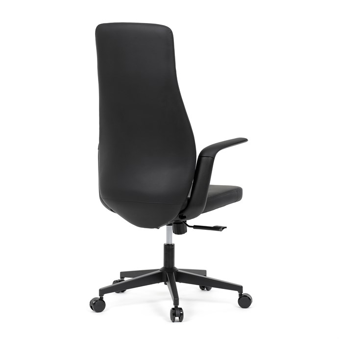 Kancelářské křeslo ORBIT – černá ekokůže s houpacím mechanismem Autronic