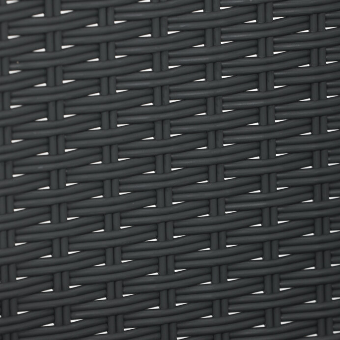 Záhradný set SIESTA 1+2 – sivý polyratan, sklenená doska