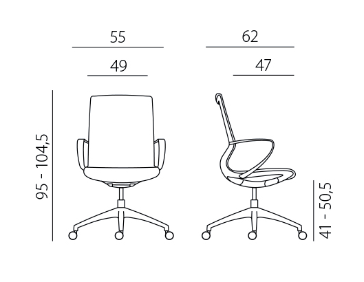 Kancelárska ergonomická stolička Antares VISION — s podrúčkami, viac farieb - Farebné prevedenie stoličky VISION: Zelená