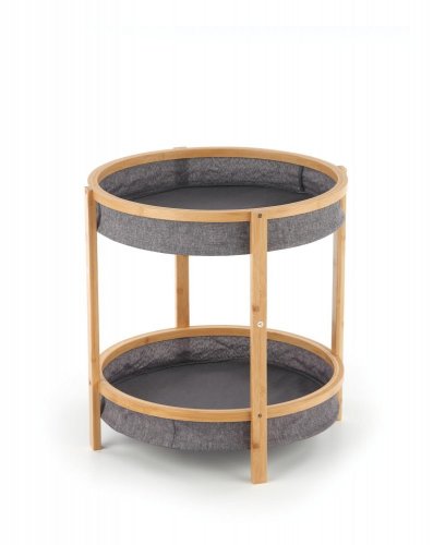Konferenční stolek EMMA –⁠ dřevo, šedá