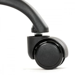 Kancelářské křeslo CYRUS — kov, ekokůže, šedá Autronic