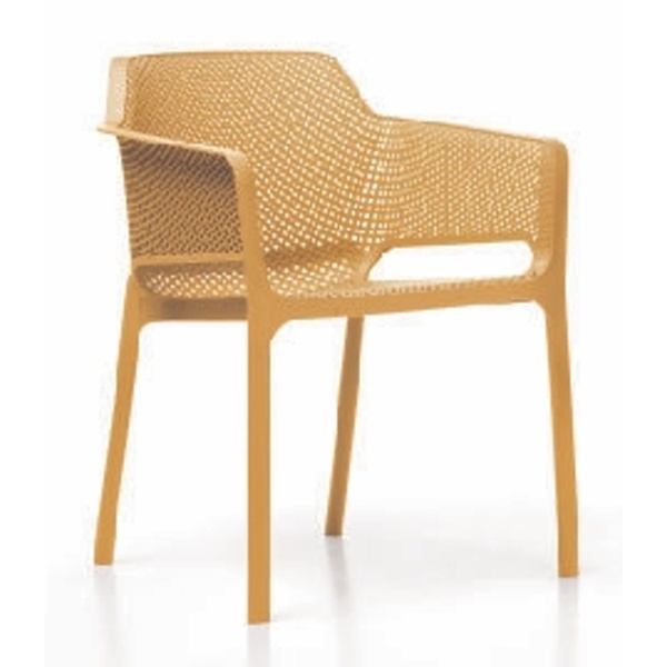 Křesílko NET – odolné polypropylenové designové křesílko pro venkovní použití, více barev Stima