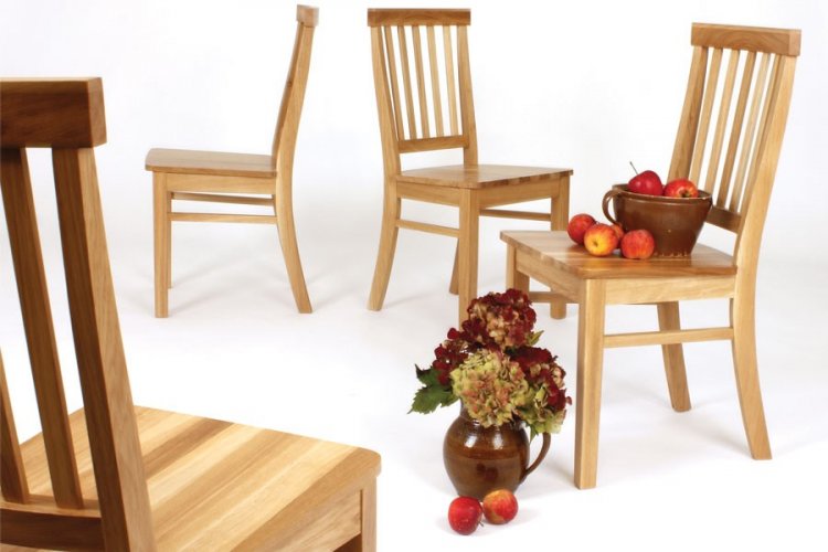 Jídelní dřevěná židle ALENA – masiv dub, lak