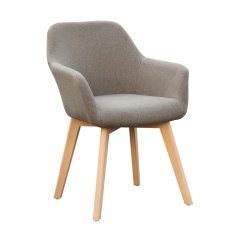 Designové křesílko CLORIN — buk, látka, více barev